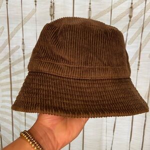 Brown Corduroy Bucket Hat